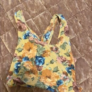 Floral tank top